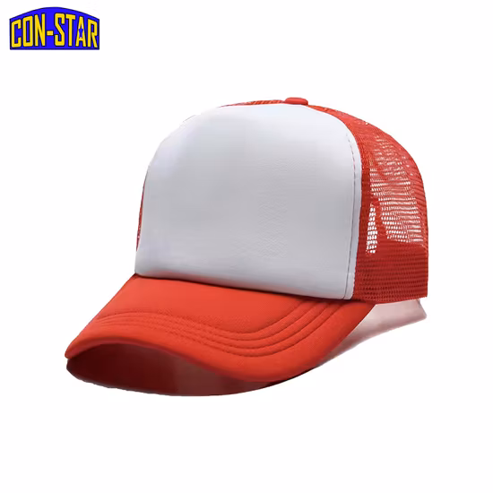 프로모션 OEM 라벨, 경제적인, 뜨거운 판매, 도매, 재고, 트럭 운전사 모자, 야구 모자, 폴리에스테르 스폰지, 광고, 판촉, 스포츠 모자