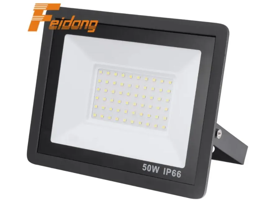 고성능 방수 야외 IP66 SMD2835 50W 100W 200W 300W 경기장 정원 프로젝터 LED 투광 조명